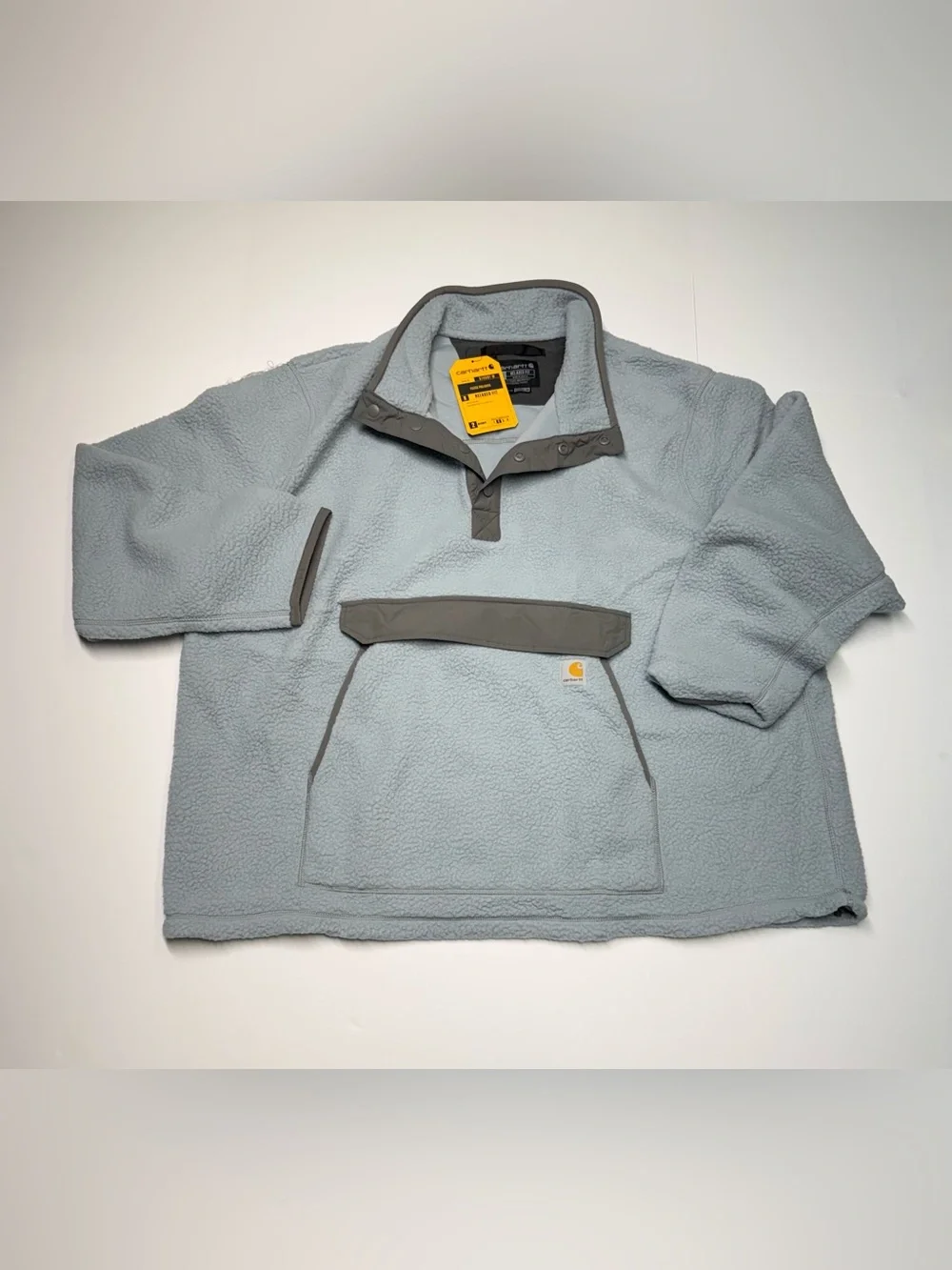 Carhartt  Fleece Pullover Sweatshirt OJ4991 Men’s Size 3XL Relaxed Fit blue NWT